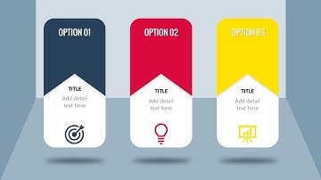 3 Steps Infographic Slide in PowerPoint. Tutorial No. 912