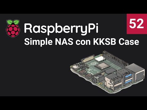 Semplice disco di rete con RaspberryPI e KKSB Case - Video 52