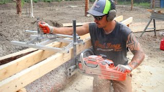 Alaskan Chainsaw Mill | Wood Shed Build (Part 2)