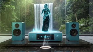 Luxury Jazz Rb Instrumental Lounge  Soulful Coffee  Waterfall Ambience 4k