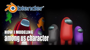 I going to modeling among us character in blender 2.9 || MHM 3D