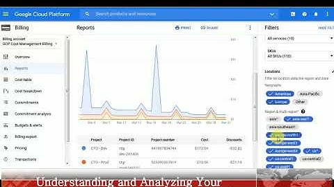 Understanding and Analyzing Your Costs with Google Cloud Billing Reports