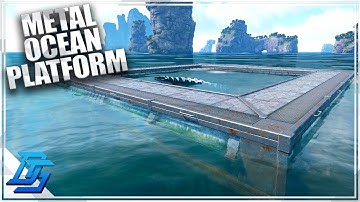 METAL OCEAN PLATFORM & OCEAN TAME! - Ark Survival Evolved Genesis Gameplay Part 5