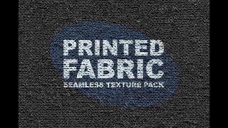 Printed Fabric Seamless Texture Pack Graphic Download