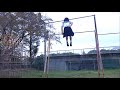 セーラー服で鉄棒やってみた2018(7)