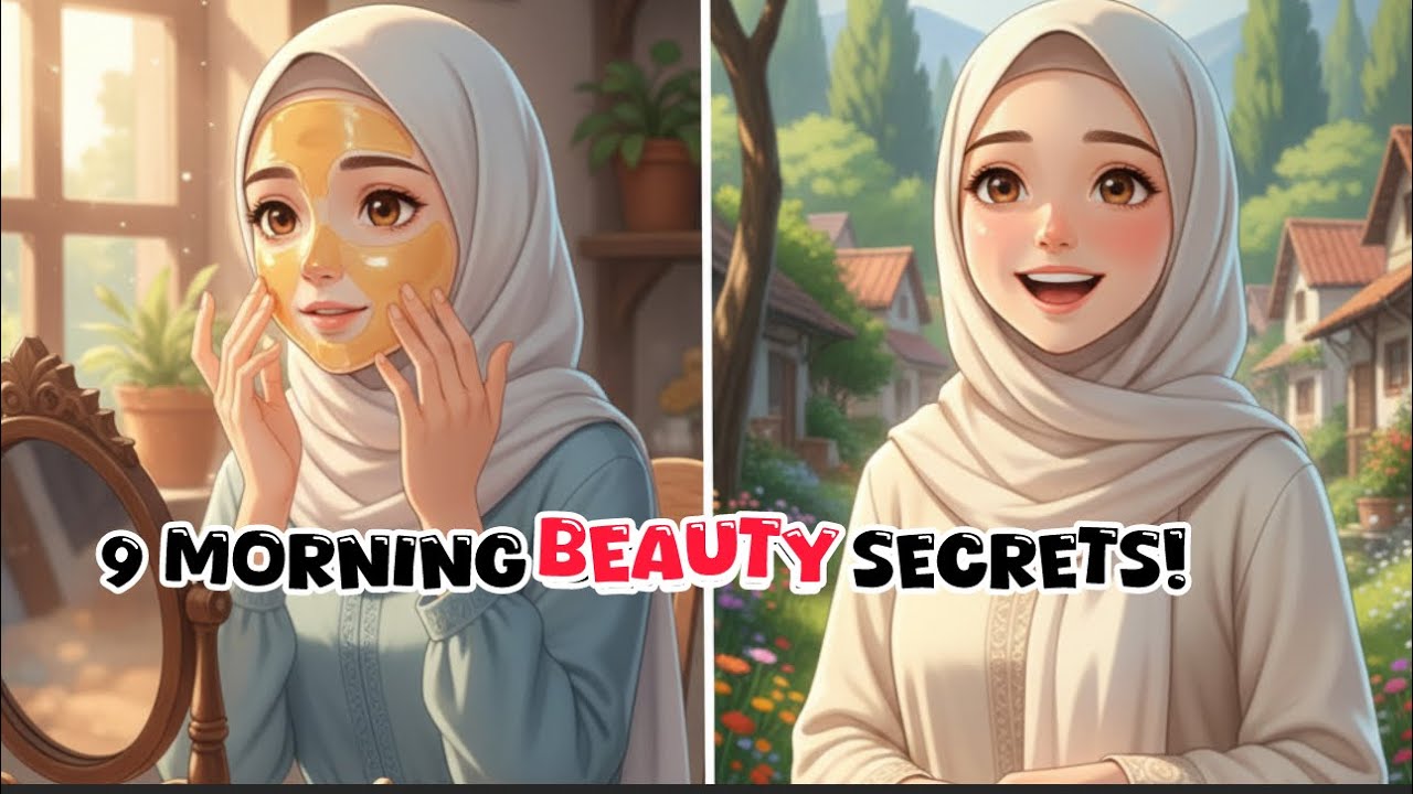 9 Morning Beauty Secrets of a Hijabi Girl | Morning Routine Secrets for Glowing Skin”