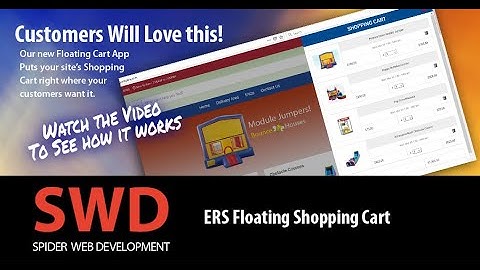 ERS Floating Shopping Cart App