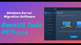 Advanced Windows Server File & App Transfer Software - EaseUS  Todo PCTrans Technician screenshot 2