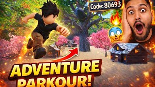 Adventure & Parkour Gameplay 🔥 | Bgmi Wow Map Code 80693 | Full Gameplay !