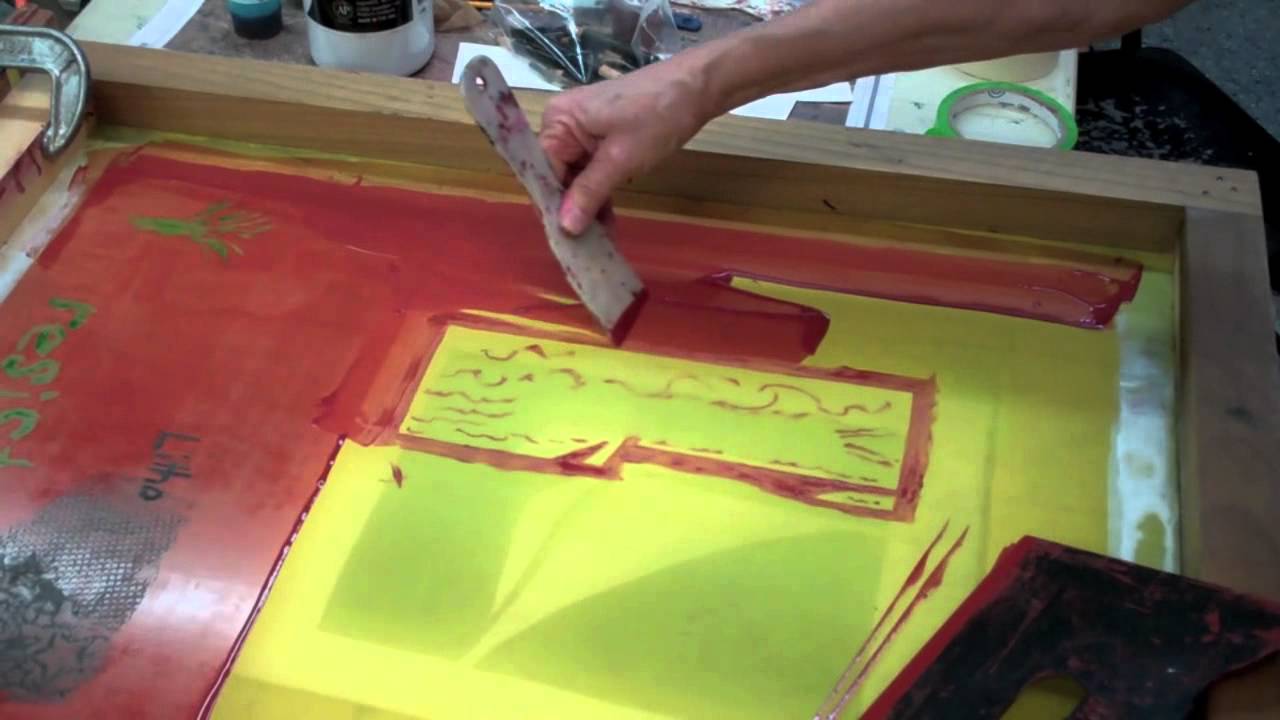 Silk Screen Printing Techniques — The Art League School 