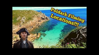 POLDARK FILMING LOCATIONS !!!  7 IN 1 DAY IN CORNWALL