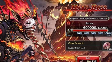 Alchemist Code Gl - Genesis Chapter 6 "Wrath Signifies Justice"(Part 2) Hard Boss Auto (Slash Team)