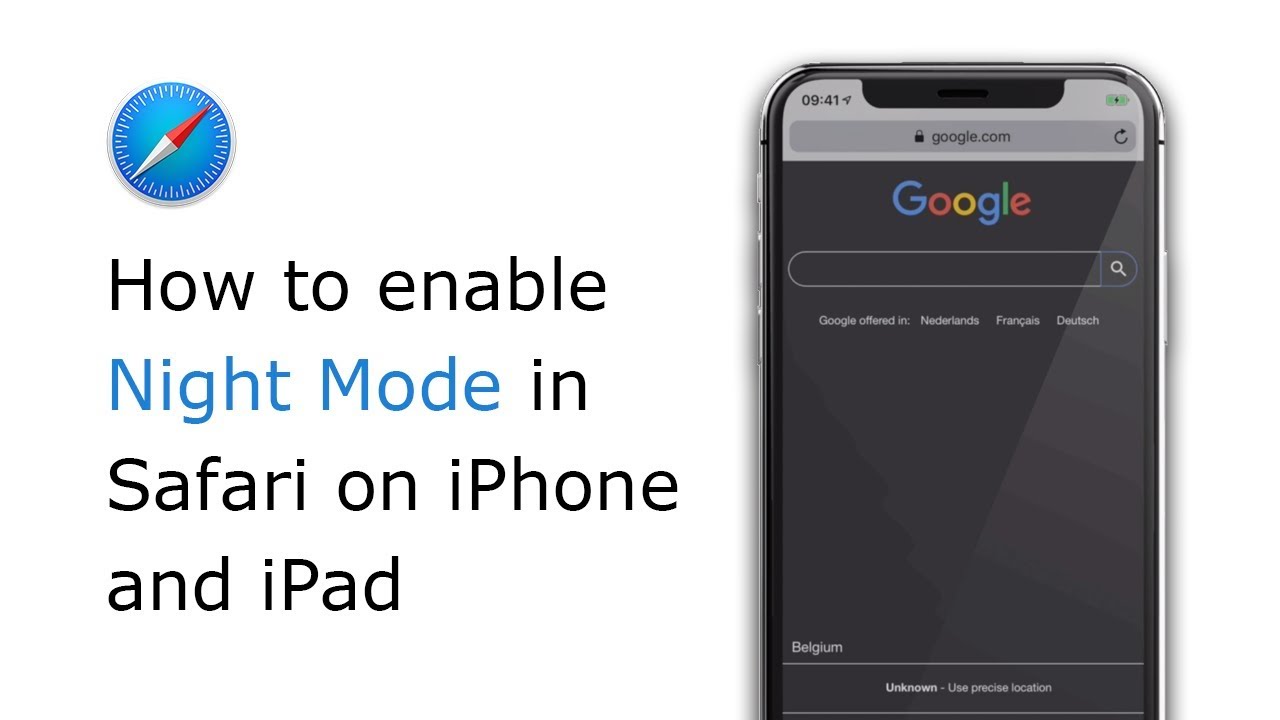 set safari to light mode