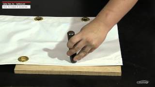 How to install a Grommet (Eyelet)