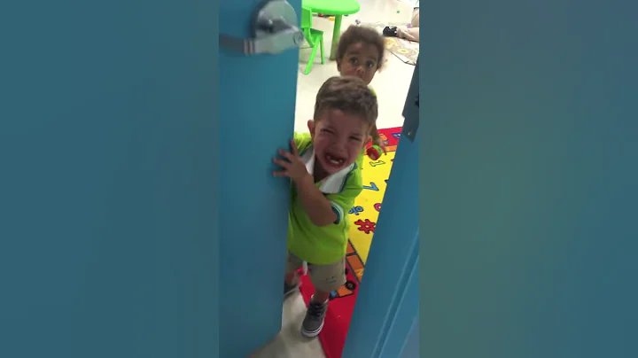 Baby JJ crying at day care when he sees mom coming for him. - DayDayNews