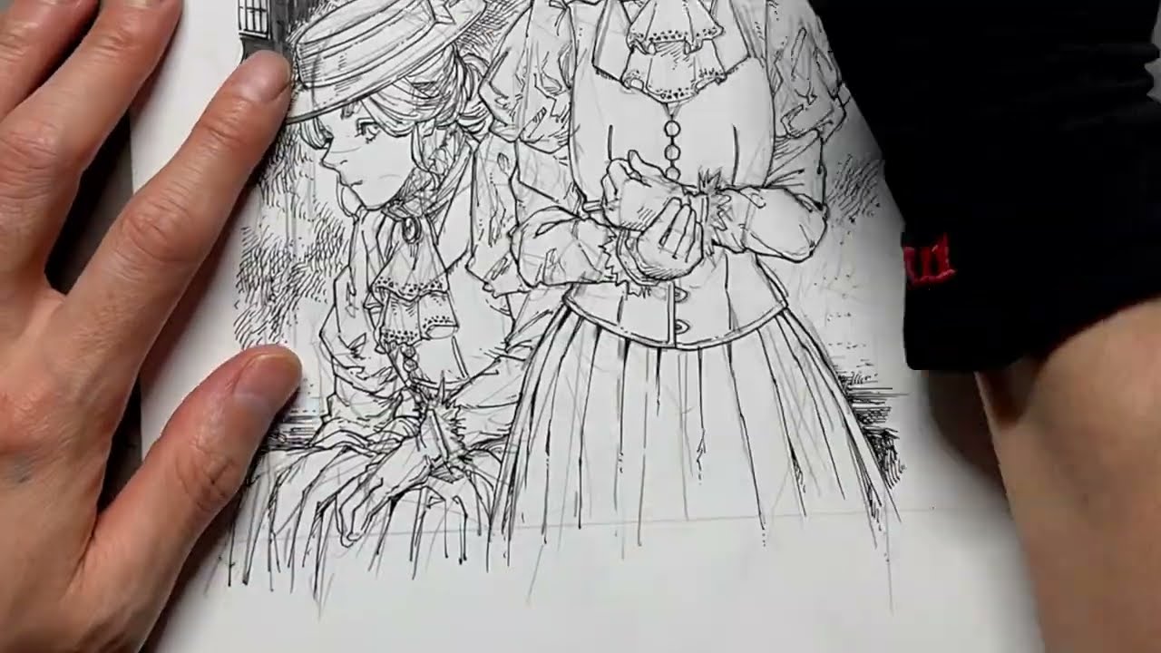 南の島の女性の鉛筆画 maxresdefault.jpg?sqp=-