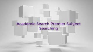 Academic Search Premier Subject Searching