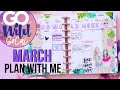 MARCH MONTHLY PLAN WITH ME | GoWild edition + Spring vibes