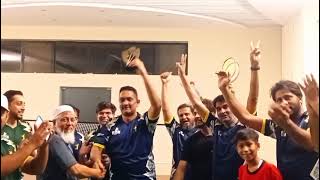 Dolphine vs. Shaheen Match Final celebration. #shuttlesmash #badmintoncompetition #badmintolovers 