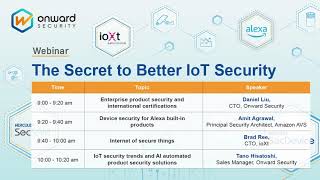 Free webinar - The Secret to Better IoT Security