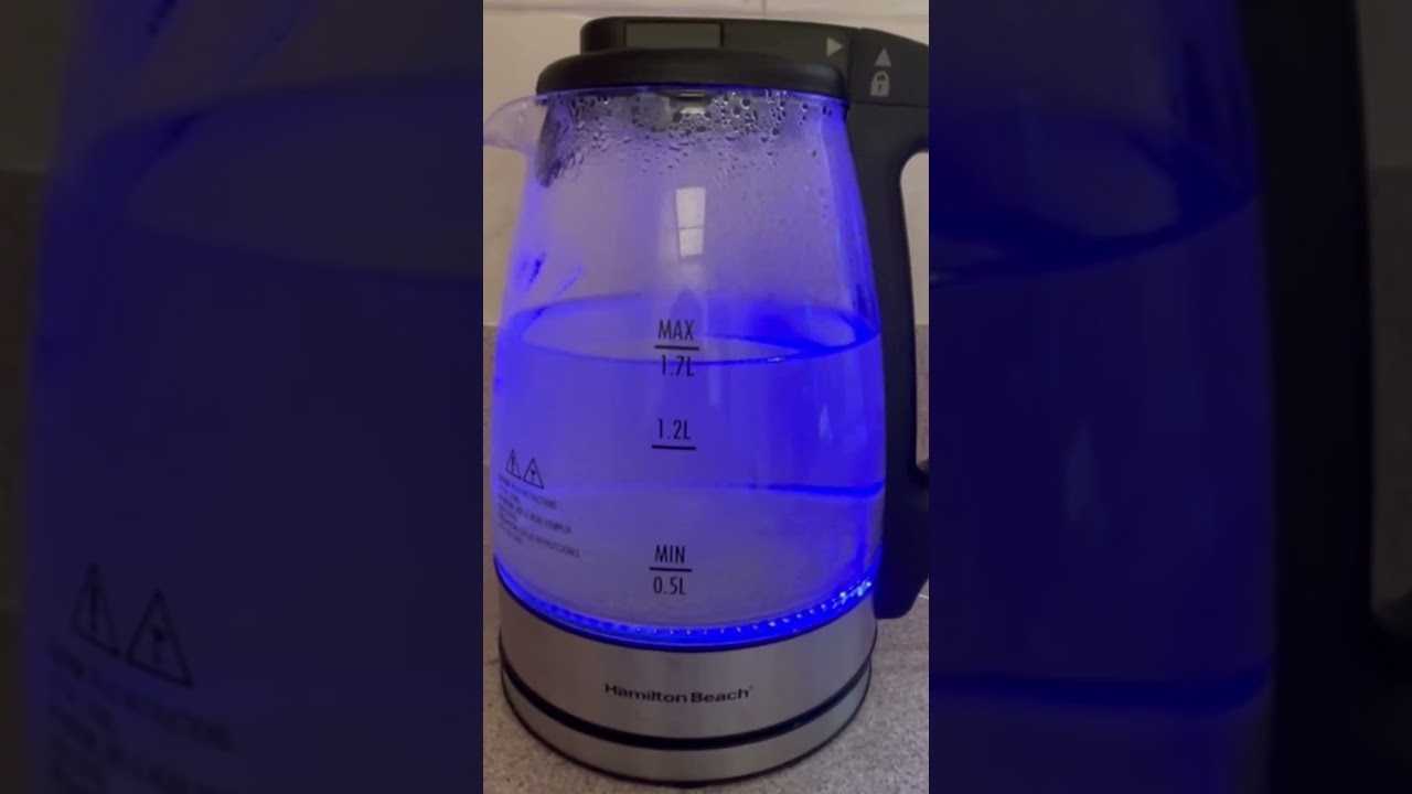 You wanna watch water boil in my new #HamiltonBeach Kettle? 😎 #WaterBoiling #ElectricKettle