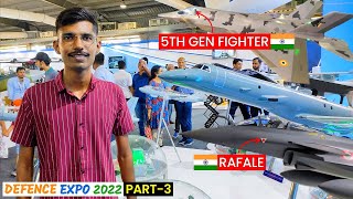 Defence Expo 2022 vlog Gandhinagar | 5th Gen Fighter AMCA and IAF Rafale in Def Expo 2022