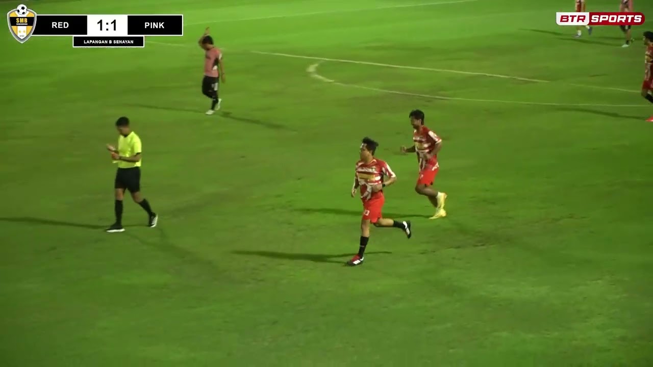FULL MATCH 1 - RED vs PINK, 28 FEBRUARI 2026, LAPANGAN B SENAYAN - SENANG MAIN BOLA
