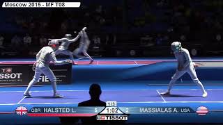 Moscow Worlds SMF 2015 - L8 - Halsted GBR v Massialas USA