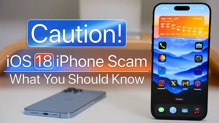 iOS 18 New Scam - Caution! - What You Should Know