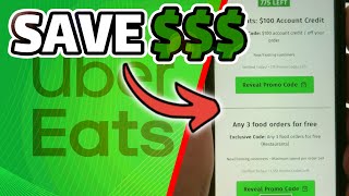 Uber Eats Promo Codes | Get $100 to spend OR 3 Orders of FREE FOOD *2023 Method!*