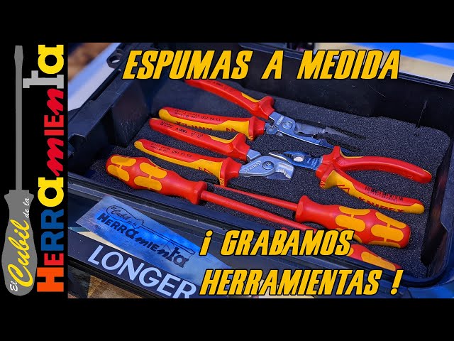 COMO HACER MOLDES DE ESPUMA PARA HERRAMIENTAS CON LASER 