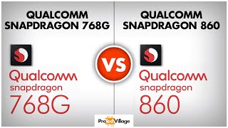 Qualcomm Snapdragon 768G vs Snapdragon 860  | Snapdragon 860 vs Snapdragon 768G  [HINDI]