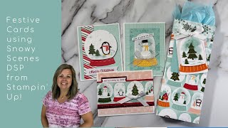 Bring Holiday Cheer with Snowy Scenes DSP from Stampin’ Up!