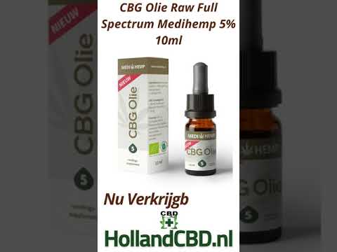 CBG Olie Raw Full Spectrum Medihemp 5 procent 10ml #cbgolie #cbgoliemedihemp #cbdolie #shorts