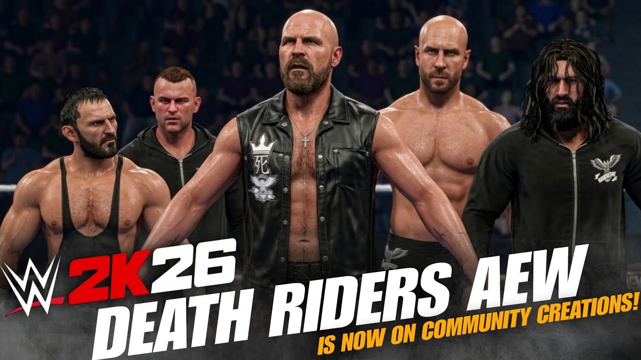 WWE2K26 Death Riders AEW Faction Full Entrance w/Theme | New WWE2K26 ...