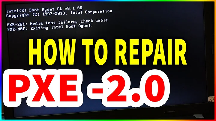 [LIVE] How to Repair PXE 2.0 - 2.1 Error ? Fix 100% working