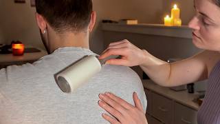 ASMR for People Who Can’t Fall Asleep | Gentle Back Tracing &amp; Cozy Fabric Sounds | No Talking