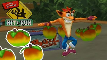 Crash Bandicoot mod and animations - The Simpsons Hit and Run