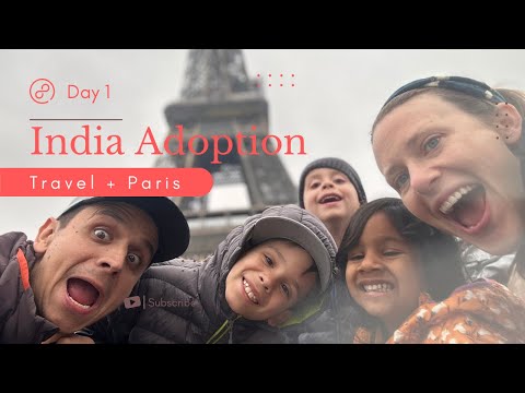 Travel Day + Paris!! - Vlog 1 - India Adoption #2