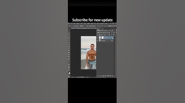 Create Fake body 6 Pack in Photoshop Simple Easy Tutorial #Shorts