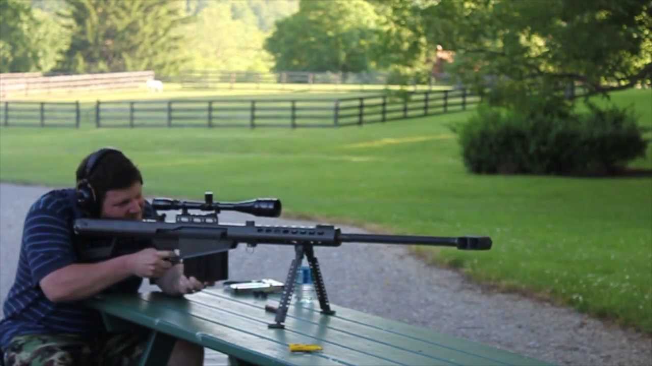 Barrett 50 Caliber M82 Sniper Youtube