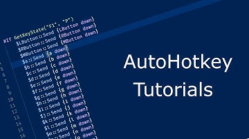 Keeping any key held down forever! | AutoHotkey Tutorials