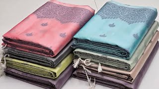 Low Price || Pastel Colors || Neem Zari Kanchi Semi Soft Silk Sarees || Coimbatore Saree Manufact... screenshot 1