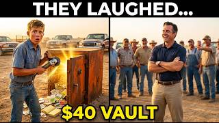 The Auction Laughed When He Bought a $40 Rusted Vault... Until He Cut It Open