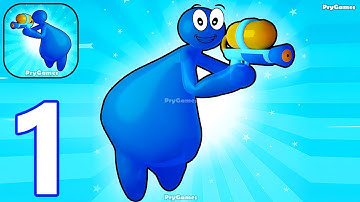 Water Race 3D Squirt Gun - Gameplay Walkthrough Part 1 Blob Water Race Gun (iOS, Android Gameplay)