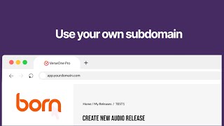 White Label Music Distribution - VerseOne Pro
