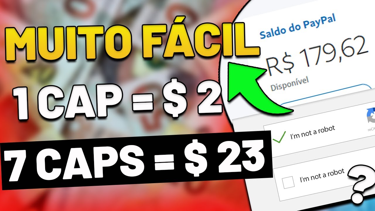 ESSE SITE PAGA R$ 179,62 NO PAYPAL APENAS PARA RESOLVER CAPTCHAS – (GANHAR DINHEIRO NA INTERNET)