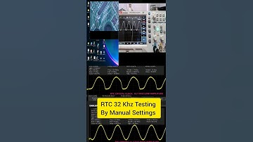 Laptoo RTC Crystal 32 Khz Testing by DSO  #lciit #laptopchipleveltraining
