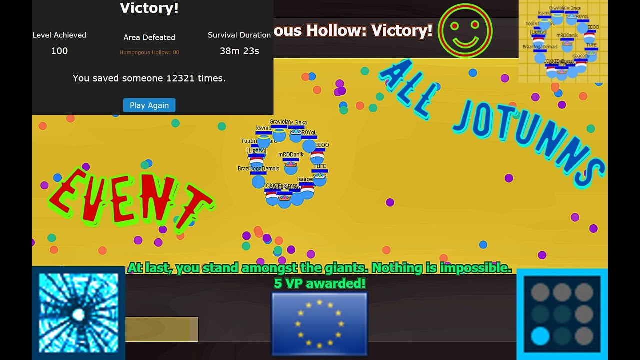 Evades.io OFFICIAL EVENT  PASSING HH on Jötunns!!! ЭВАДЕС.ИО ОФИЦИАЛЬНЫЙ ИВЕНТ ПРОХОЖДЕНИЕ ХХ ЁТУНЫ!