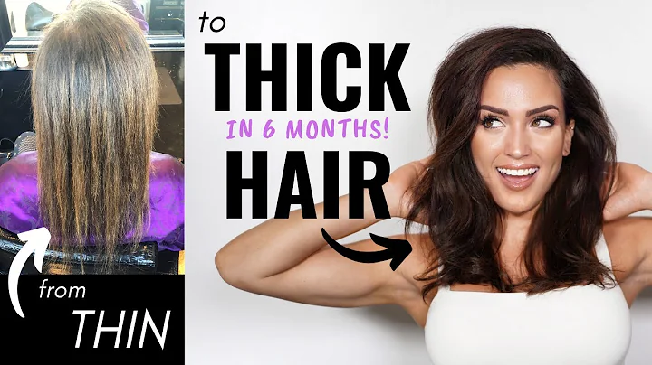 How I went from THIN to THICK HAIR in 6 months  MY...